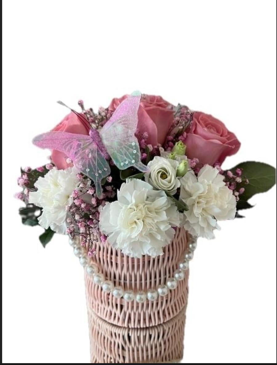 Purple Flower Basket