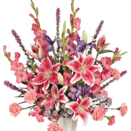 Pink Lilies